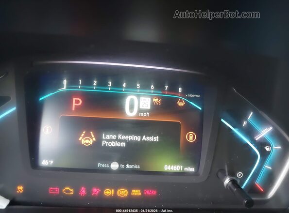 5FNRL6H75NB063218 2022 HONDA ODYSSEY Red უკანა სავარძლების ხედი
