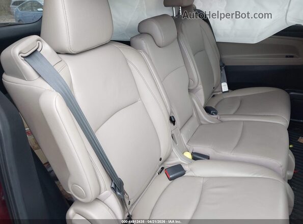 5FNRL6H75NB063218 2022 HONDA ODYSSEY Red VIN კოდის სტიკერის ხედი