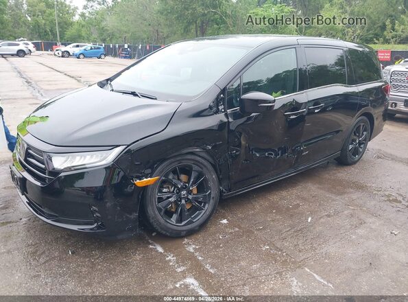 5FNRL6H75RB002294 2024 HONDA ODYSSEY Black Front left