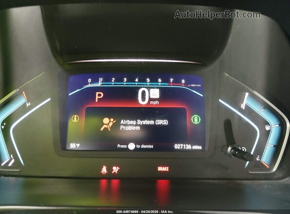 5FNRL6H75RB002294 2024 HONDA ODYSSEY Black Rear seats view