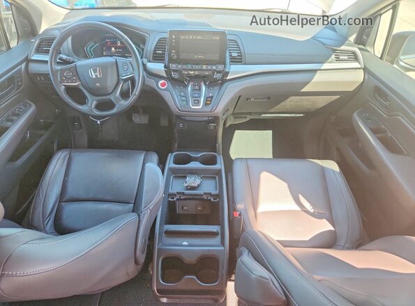 5FNRL6H76MB023065 2021 HONDA ODYSSEY Charcoal Dashboard view