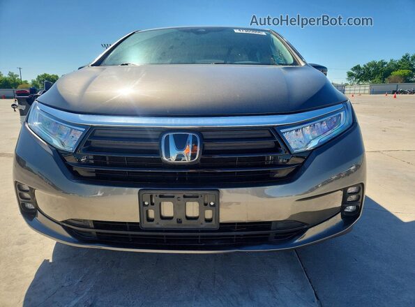 5FNRL6H76MB023065 2021 HONDA ODYSSEY Charcoal Front view