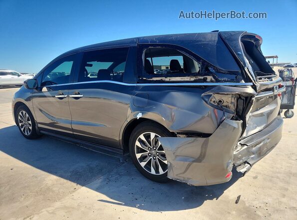5FNRL6H76MB023065 2021 HONDA ODYSSEY Charcoal Rear left