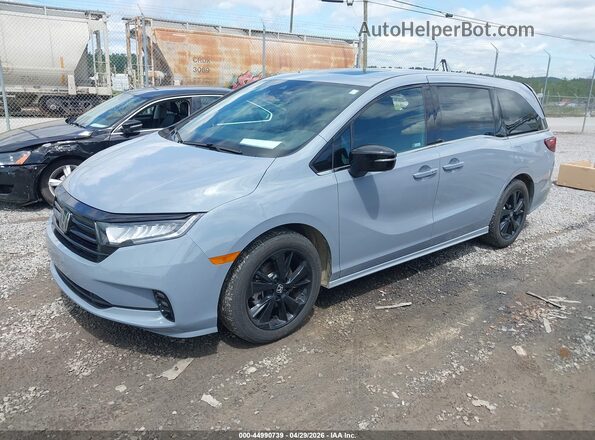 5FNRL6H76RB018357 2024 HONDA ODYSSEY Blue 