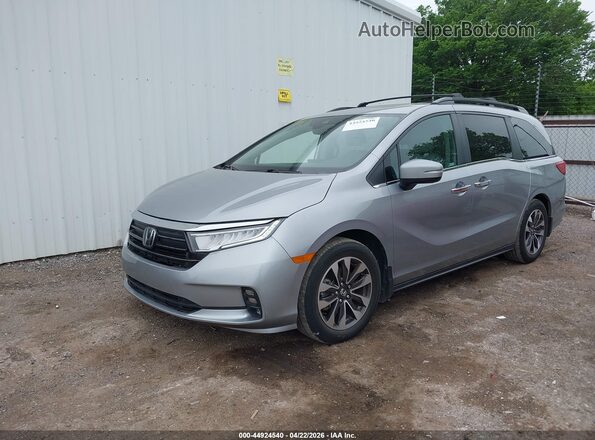 5FNRL6H77MB003780 2021 HONDA ODYSSEY Silver Przód lewy