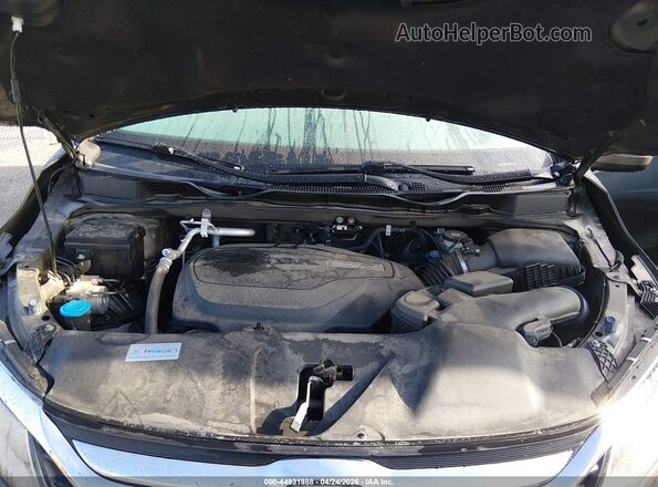5FNRL6H78JB005694 2018 HONDA ODYSSEY Gray Rear view