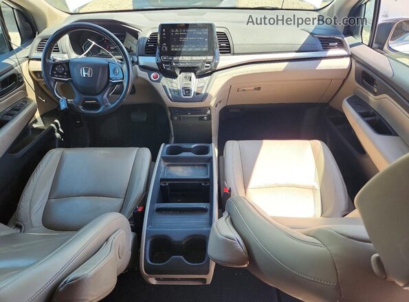 5FNRL6H78JB029431 2018 HONDA ODYSSEY White წინა პანელის ხედი