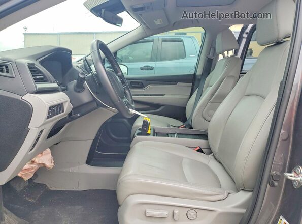 5FNRL6H78KB026059 2019 HONDA ODYSSEY Угольный Вид салона спереди