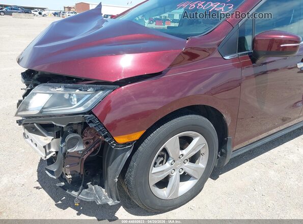 5FNRL6H78KB124590 2019 HONDA ODYSSEY Бордовый 