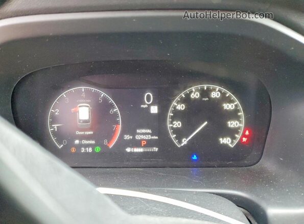 5FNRL6H78SB045372 2025 HONDA ODYSSEY Красный Вид щитка приборов