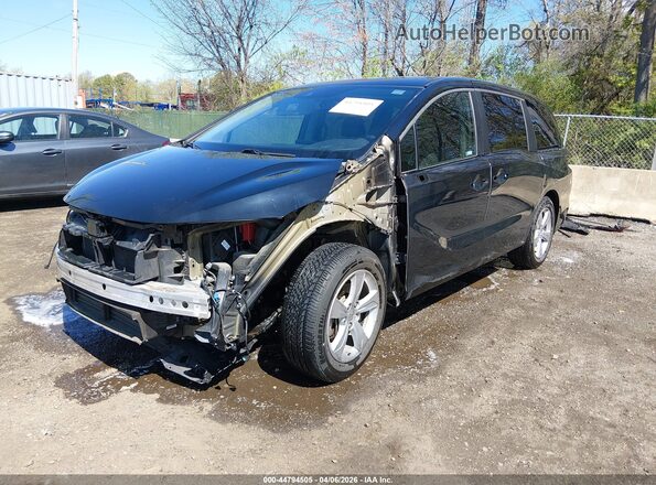5FNRL6H79KB021453 2019 HONDA ODYSSEY Black Front left