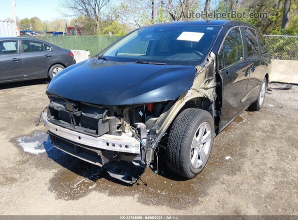 5FNRL6H79KB021453 2019 HONDA ODYSSEY Black Front view
