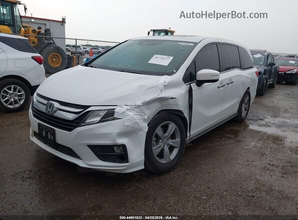 5FNRL6H79LB050260 2020 HONDA ODYSSEY White წინა მარცხენა ხედი სამი მეოთხედიდან