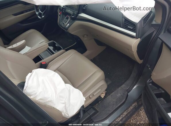 5FNRL6H7XKB058897 2019 HONDA ODYSSEY Gray წინა სალონის ხედი