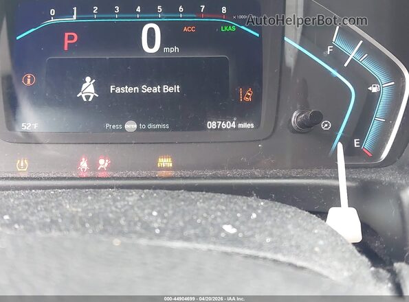 5FNRL6H7XKB058897 2019 HONDA ODYSSEY Gray 