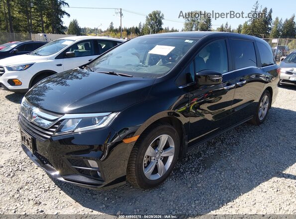 5FNRL6H7XKB072797 2019 HONDA ODYSSEY Черный Передняя левая четверть