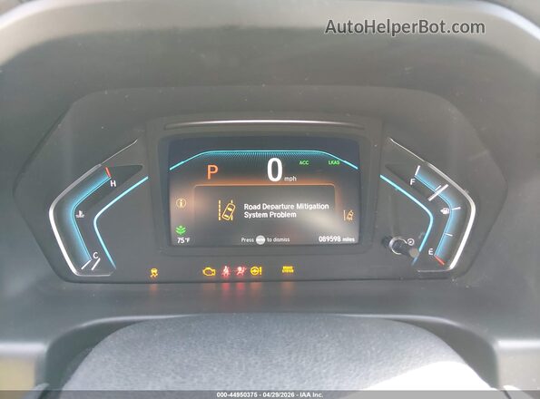 5FNRL6H7XKB072797 2019 HONDA ODYSSEY Черный Вид задних сидений