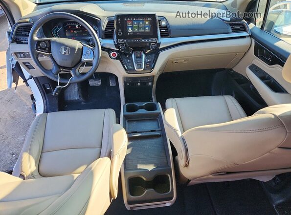 5FNRL6H81PB072719 2023 HONDA ODYSSEY White Առջևի վահանակի տեսք