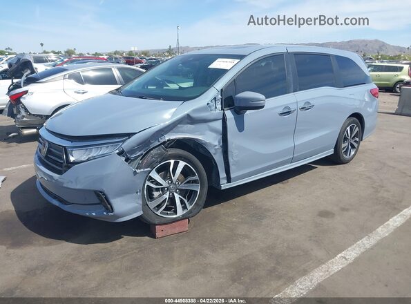 5FNRL6H81RB070696 2024 HONDA ODYSSEY Gray Вид спереду