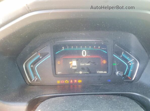 5FNRL6H84MB033618 2021 HONDA ODYSSEY Белый Вид щитка приборов
