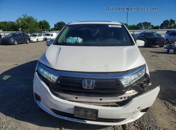 5FNRL6H84MB033618 2021 HONDA ODYSSEY Белый Вид спереди