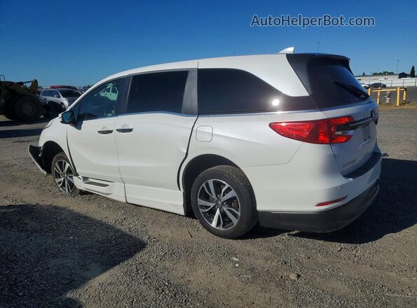 5FNRL6H84MB033618 2021 HONDA ODYSSEY Белый Задняя левая четверть