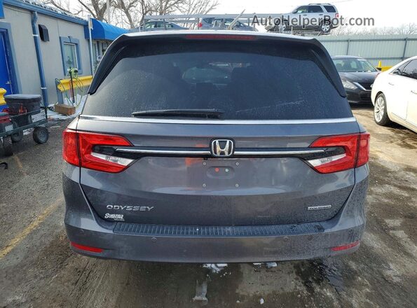 5FNRL6H84NB023608 2022 HONDA ODYSSEY Серый Вид сзади