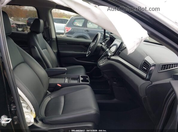 5FNRL6H84RB055383 2024 HONDA ODYSSEY Black წინა სალონის ხედი