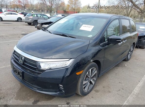 5FNRL6H84RB055383 2024 HONDA ODYSSEY Black წინა მარცხენა ხედი სამი მეოთხედიდან