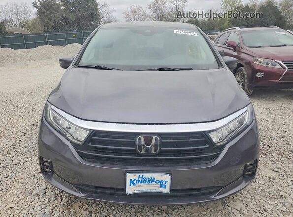 5FNRL6H85NB063731 2022 HONDA ODYSSEY Gray Vista frontal