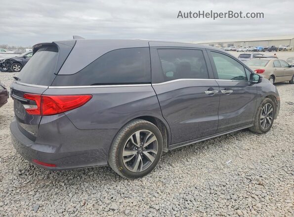 5FNRL6H85NB063731 2022 HONDA ODYSSEY Gray Trasero derecho
