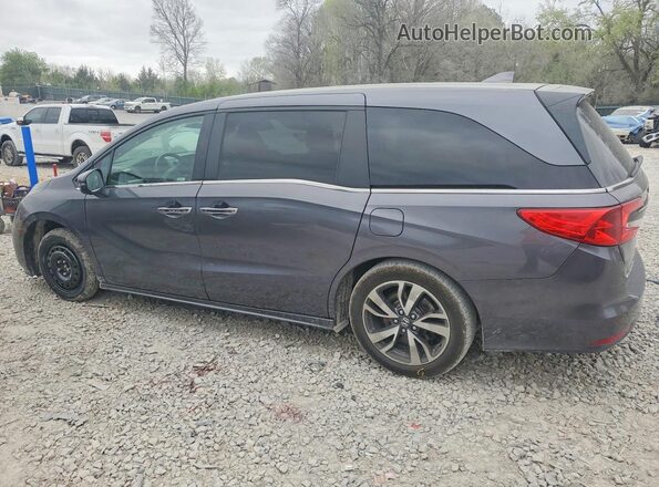 5FNRL6H85NB063731 2022 HONDA ODYSSEY Gray Trasero izquierdo