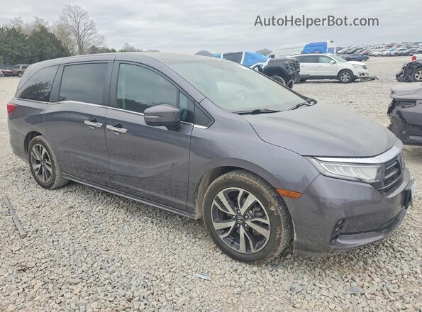 5FNRL6H85NB063731 2022 HONDA ODYSSEY Gray Delantero derecho