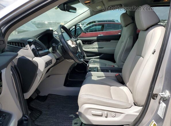 5FNRL6H85PB047340 2023 HONDA ODYSSEY Silver Widok wnętrza z przodu