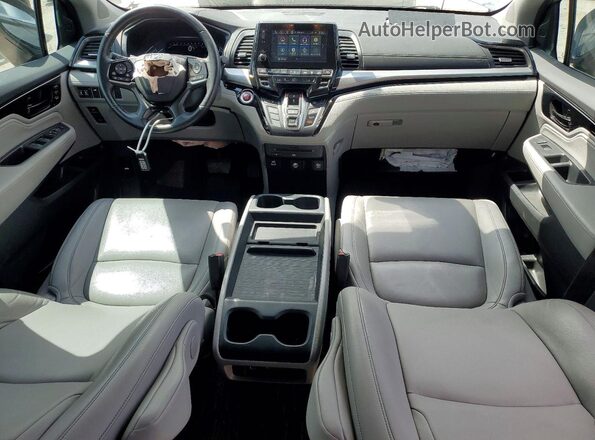5FNRL6H85PB047340 2023 HONDA ODYSSEY Silver Widok deski rozdzielczej