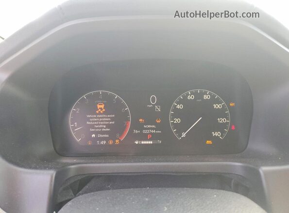 5FNRL6H85SB009289 2025 HONDA ODYSSEY Silver Вид щитка приладів