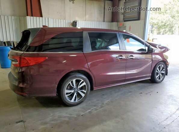 5FNRL6H87MB026842 2021 HONDA ODYSSEY Burgundy Tył prawy