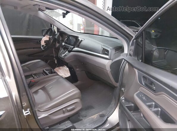 5FNRL6H88LB002225 2020 HONDA ODYSSEY Brown Вид салону спереду