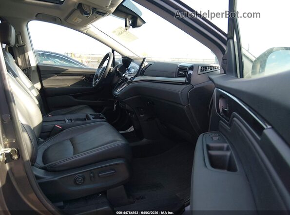 5FNRL6H88MB016644 2021 HONDA ODYSSEY Gray წინა სალონის ხედი