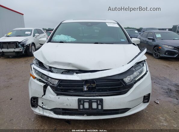 5FNRL6H8XRB034540 2024 HONDA ODYSSEY White Instrument cluster view