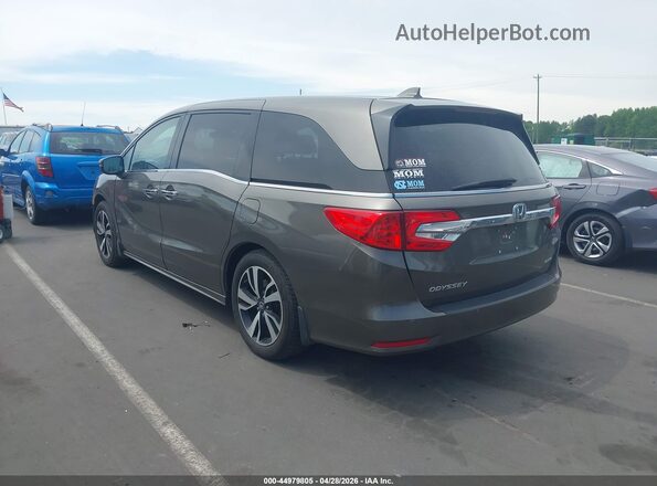5FNRL6H93JB008407 2018 HONDA ODYSSEY Серый Задняя левая четверть