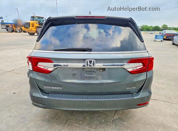 5FNRL6H93JB060748 2018 HONDA ODYSSEY Gray Widok z tyłu
