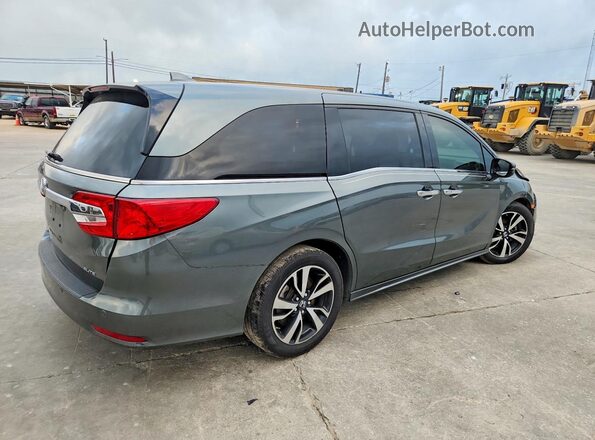 5FNRL6H93JB060748 2018 HONDA ODYSSEY Gray Tył prawy