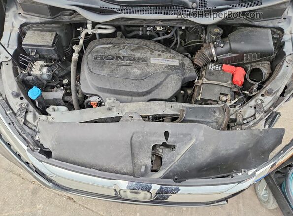 5FNRL6H93JB060748 2018 HONDA ODYSSEY Gray Widok komory silnika