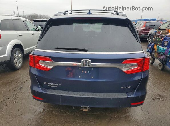 5FNRL6H94LB019046 2020 HONDA ODYSSEY Blue Widok z tyłu