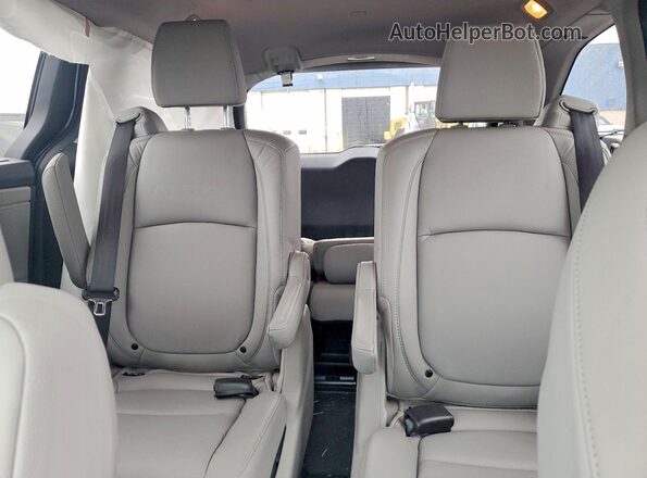 5FNRL6H94LB019046 2020 HONDA ODYSSEY Blue Widok tylnych siedzeń