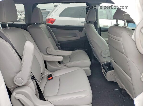 5FNRL6H94LB019046 2020 HONDA ODYSSEY Blue Widok wnętrza z tyłu