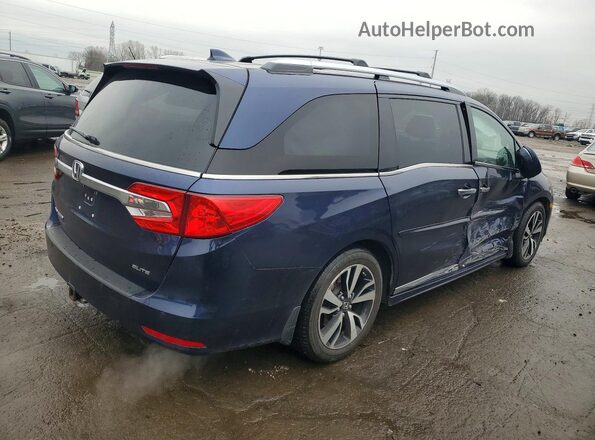 5FNRL6H94LB019046 2020 HONDA ODYSSEY Blue Tył prawy