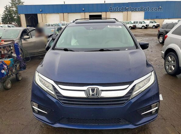 5FNRL6H94LB019046 2020 HONDA ODYSSEY Blue Widok z przodu