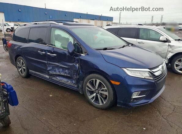 5FNRL6H94LB019046 2020 HONDA ODYSSEY Blue Przód prawy